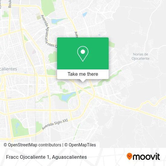 Fracc Ojocaliente 1 map