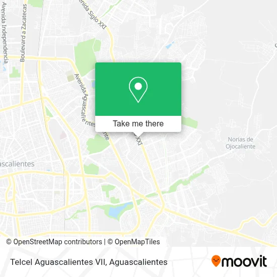 Telcel Aguascalientes VII map