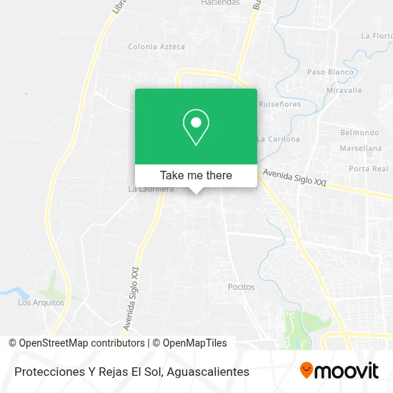 Protecciones Y Rejas El Sol map