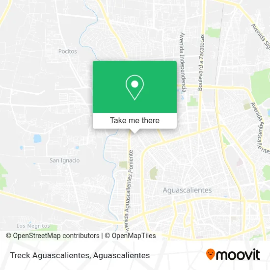 Treck Aguascalientes map