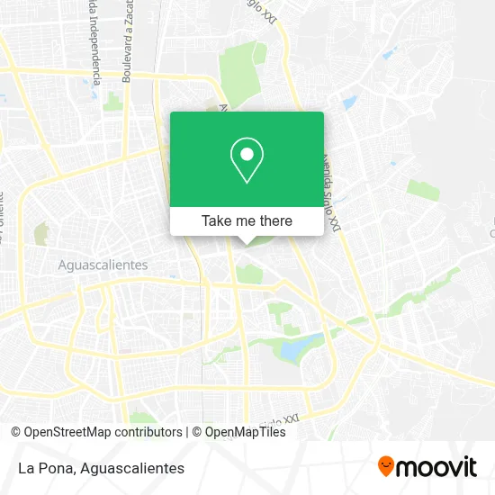 La Pona map