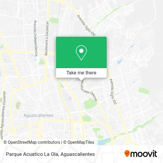 Parque Acuatico La Ola map