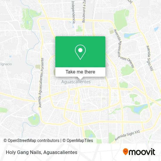 Holy Gang Nails map