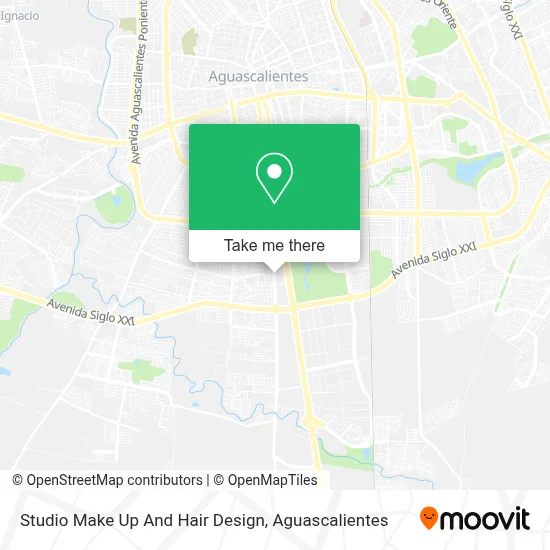 Studio Make Up And Hair Design map