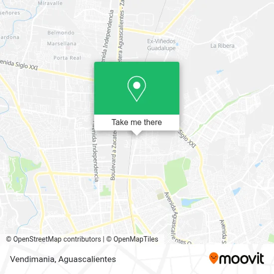 Vendimania map