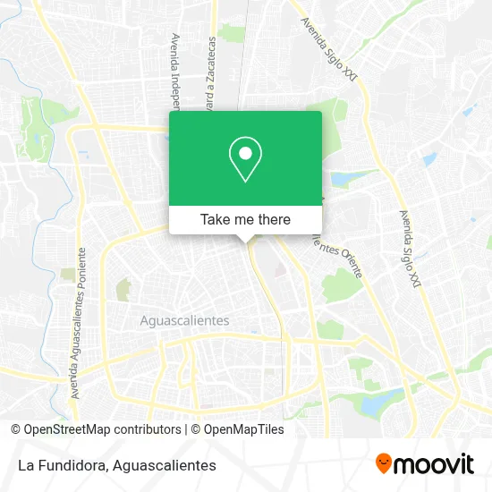 La Fundidora map