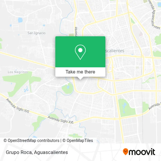 Grupo Roca map