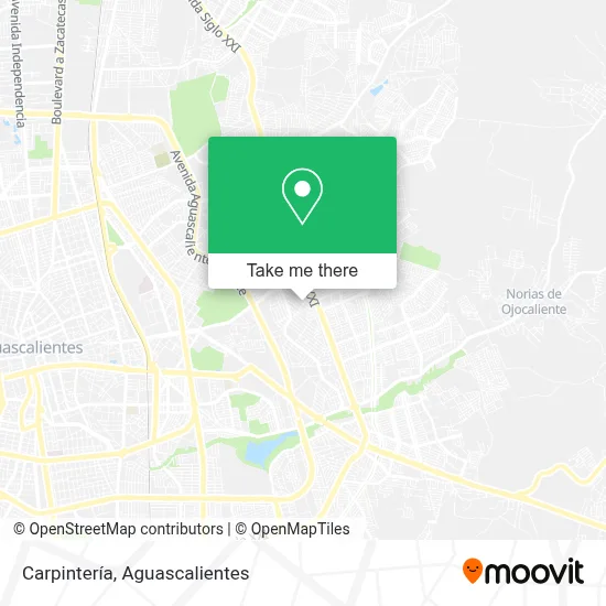Carpintería map