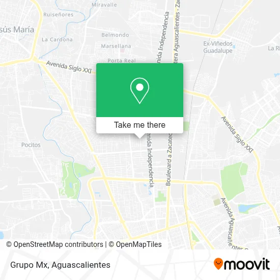 Grupo Mx map