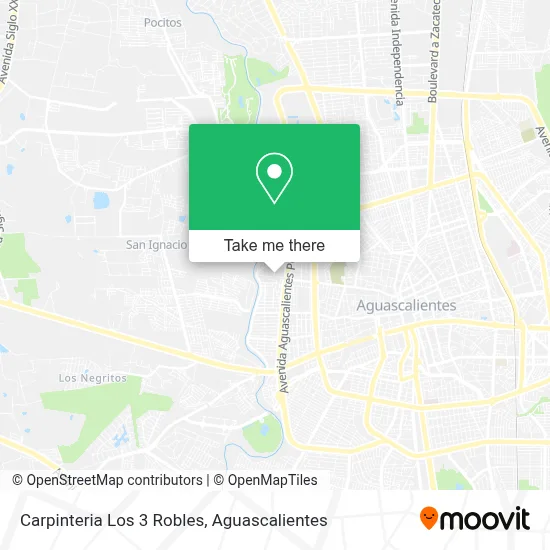 Carpinteria Los 3 Robles map