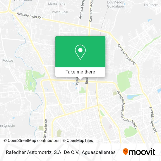 Rafedher Automotriz, S.A. De C.V. map