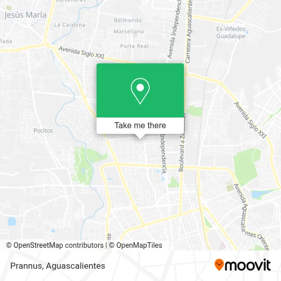 Prannus map