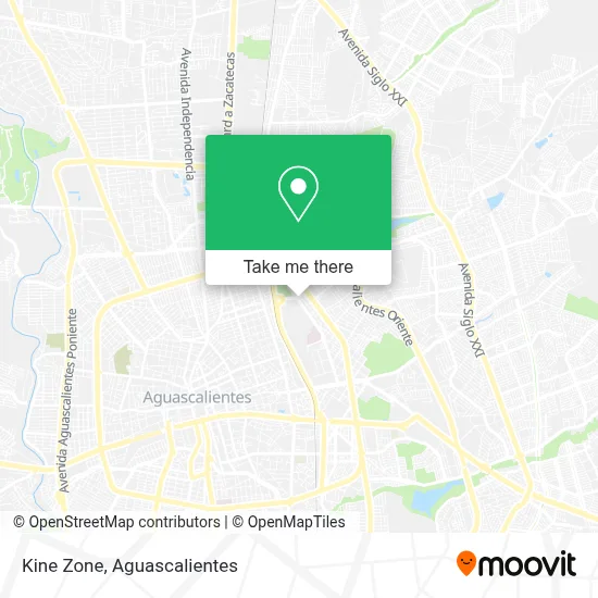 Kine Zone map