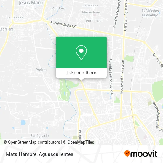 Mata Hambre map