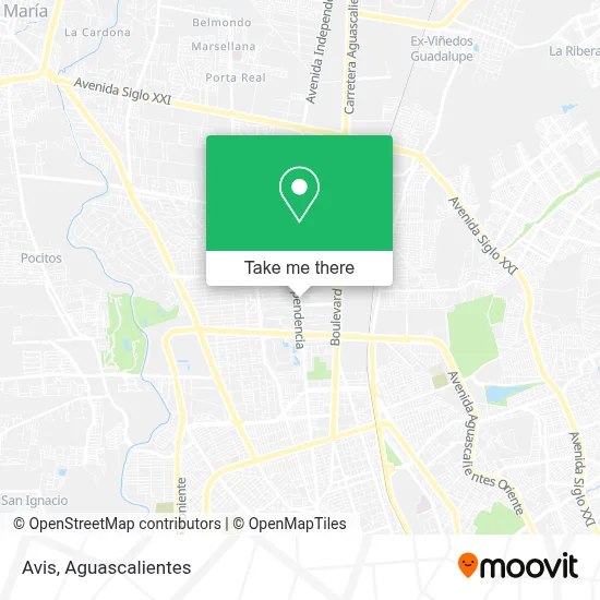 Avis map