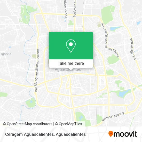 Ceragem Aguascalientes map