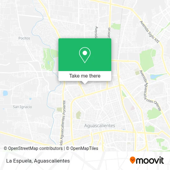 La Espuela map