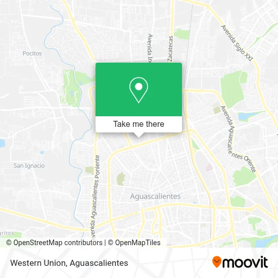 Western Union map