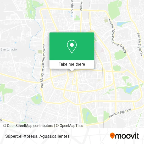 Súpercel-Xpress map