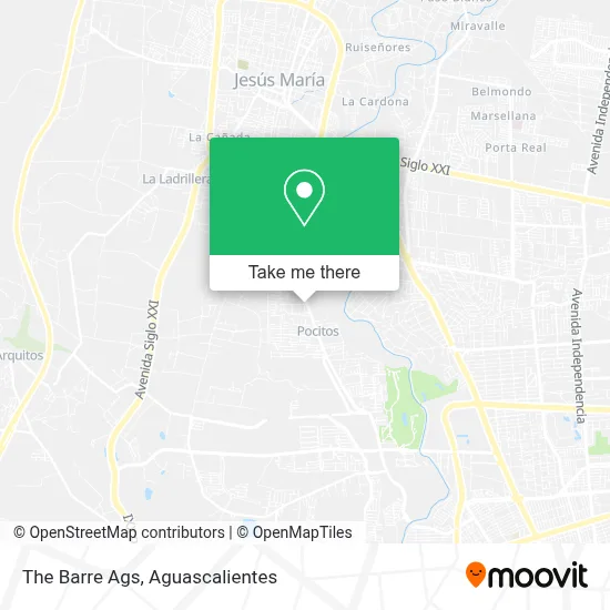 The Barre Ags map