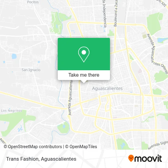 Trans Fashion map