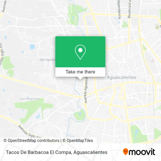 Tacos De Barbacoa El Compa map