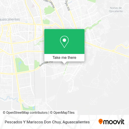 Pescados Y Mariscos Don Chuy map