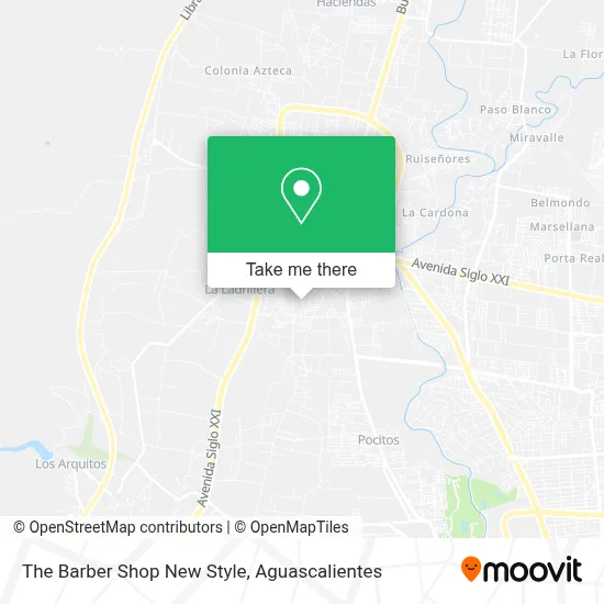 The Barber Shop New Style map
