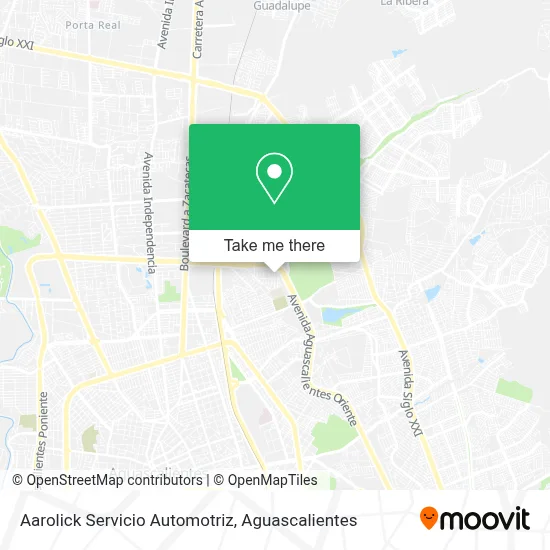 Aarolick Servicio Automotriz map