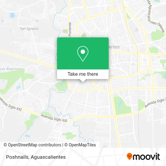Poshnails map
