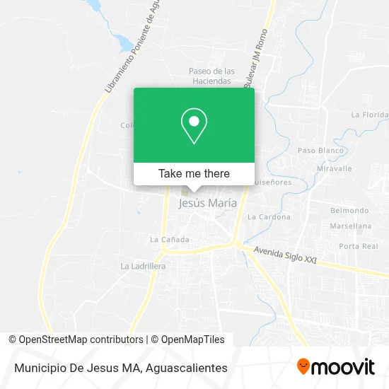 Municipio De Jesus MA map