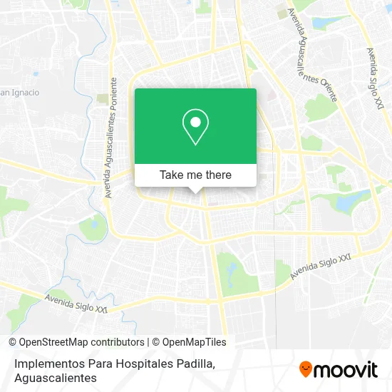 Implementos Para Hospitales Padilla map