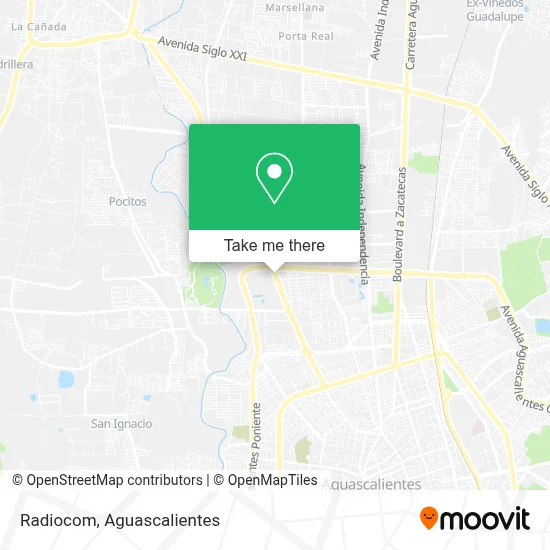 Radiocom map