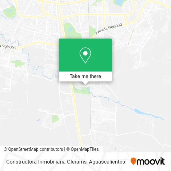 Constructora Inmobiliaria Glerams map
