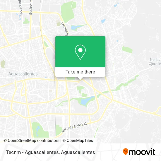 Tecnm - Aguascalientes map