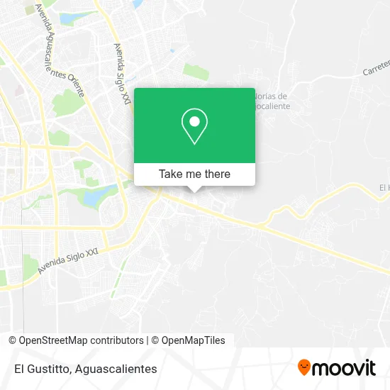 El  Gustitto map