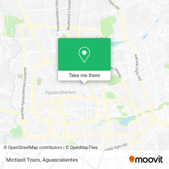 Mictlaxil Tours map