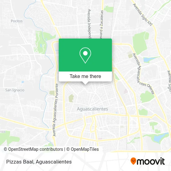 Pizzas Baal map