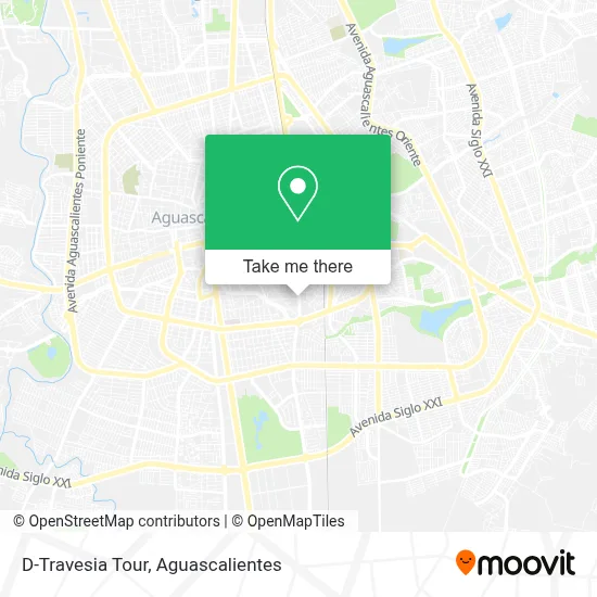D-Travesia Tour map