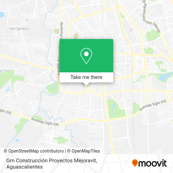 Gm Construcción Proyectos Mejoravit map