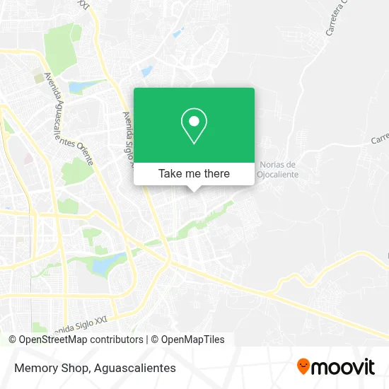 Memory Shop map