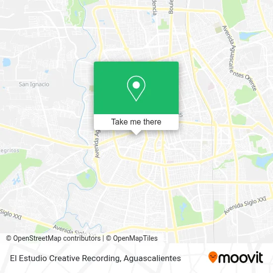 El Estudio Creative Recording map