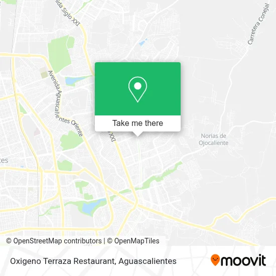 Oxigeno Terraza Restaurant map