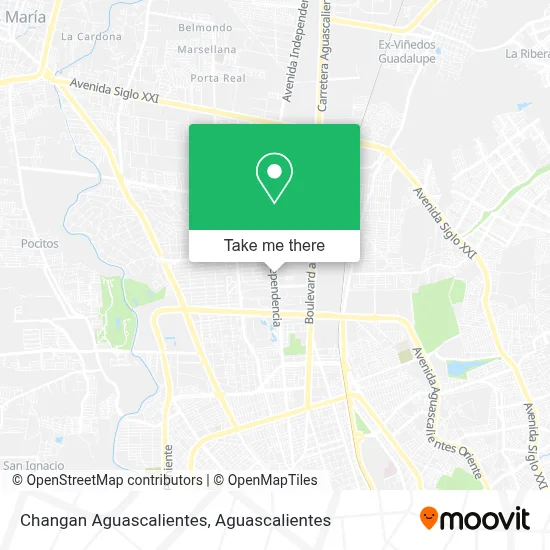 Changan Aguascalientes map