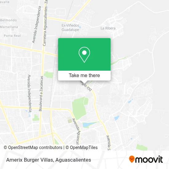Amerix Burger Villas map