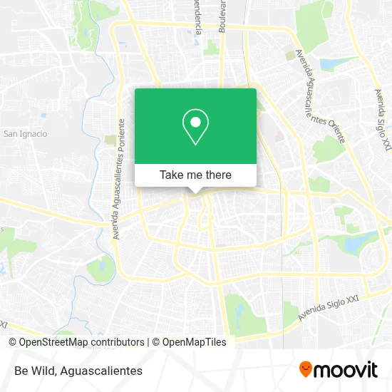 Be Wild map