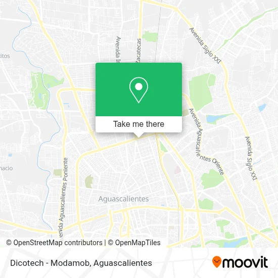 Dicotech - Modamob map
