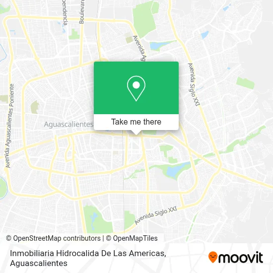 Inmobiliaria Hidrocalida De Las Americas map