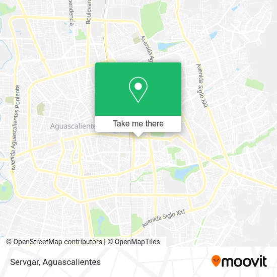 Servgar map