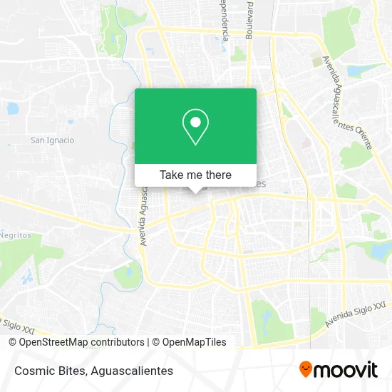 Cosmic Bites map